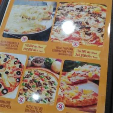 Thực đơn- Nhà Hàng Papas' Chicken & Pizza