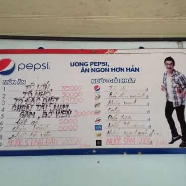 Thực đơn- Quán Ăn Phở Đông Hải