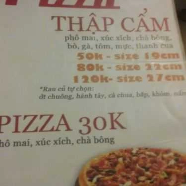 Thực đơn- Quán Ăn Pizza Palace