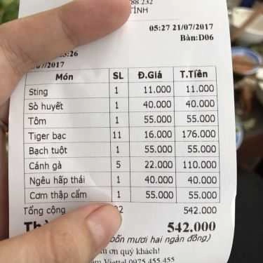 Thực đơn- Quán Nhậu Quán 379 - Đặc Sản Miền Tây