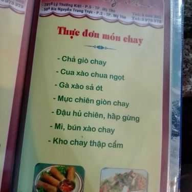 Thực đơn- Đồng Nam 2 - Quán Ăn Gia Đình