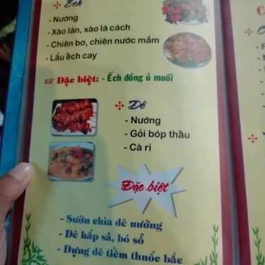 Thực đơn- Đồng Nam 2 - Quán Ăn Gia Đình