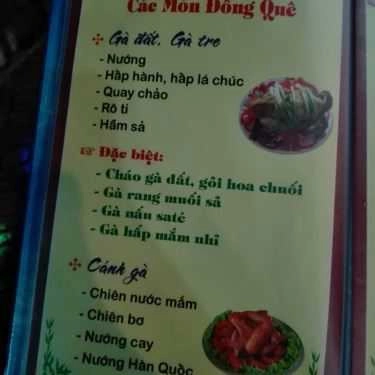 Thực đơn- Đồng Nam 2 - Quán Ăn Gia Đình