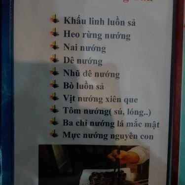 Thực đơn- Đồng Nam 2 - Quán Ăn Gia Đình