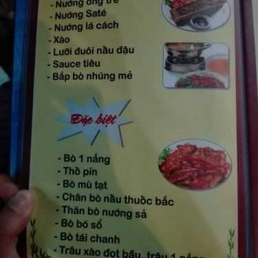 Thực đơn- Đồng Nam 2 - Quán Ăn Gia Đình