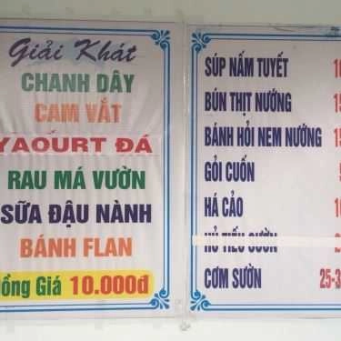 Thực đơn- Quán Ăn Tú Trinh - Cơm Bình Dân, Bánh Hỏi & Hoành Thánh