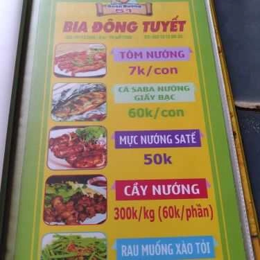 Thực đơn- Quán Ăn Quán Nướng 51 - Bia & Món Nướng