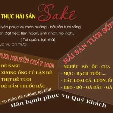 Thực đơn- Quán Ăn Quán Sake - Hải Sản Tươi Sống