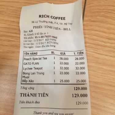 Tổng hợp- Rich Coffee & Cake