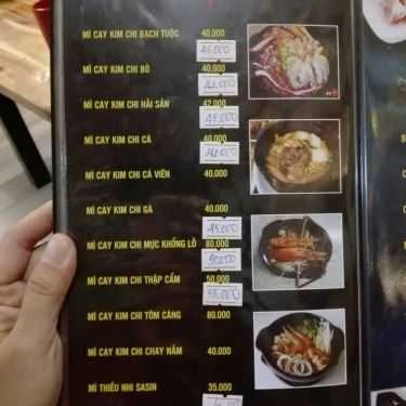 Thực đơn- Quán Ăn SaSin - Mì Cay 7 Cấp Độ Hàn Quốc - Mỹ Tho