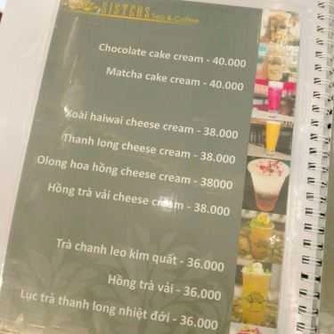 Thực đơn- Sister Tea & Coffee
