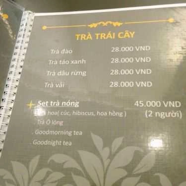 Thực đơn- Sister Tea & Coffee