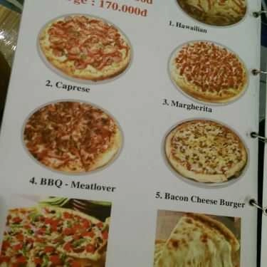 Thực đơn- Summer Cafe & Pizza - Lý Thường Kiệt