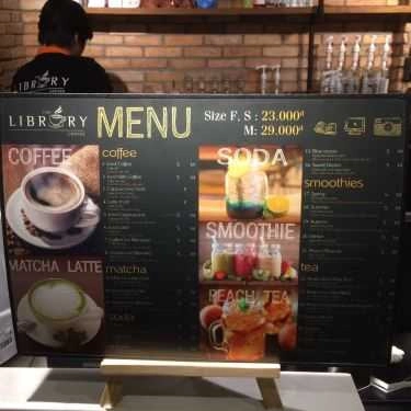 Thực đơn- The Library Coffee