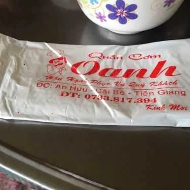 Thực đơn- Quán Ăn Tiệm Cơm Oanh