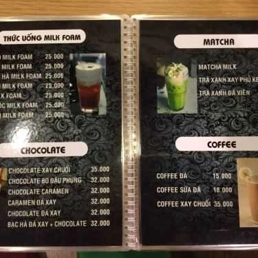 Thực đơn- Cafe Tin - Food & Drink
