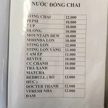 Thực đơn- Cafe Trà Sữa 99