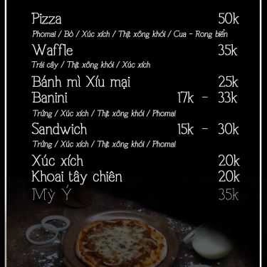 Thực đơn- Cafe Trà Sữa Nhí