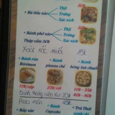 Thực đơn- Ruby - Trà Sữa & Coffee