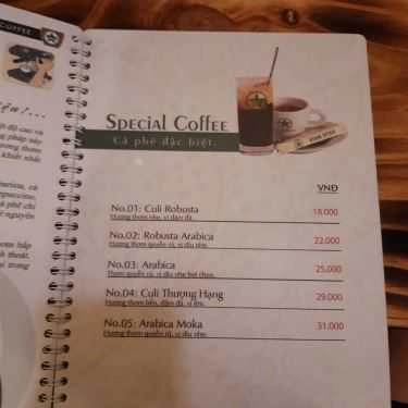 Thực đơn- Viva Star Coffee - Đường 30 Tháng 4