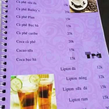 Thực đơn- Relax Cafe