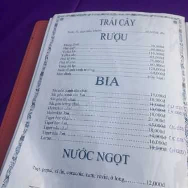 Thực đơn- Nhà Hàng Châu Đồng Quán - Ẩm Thực Việt