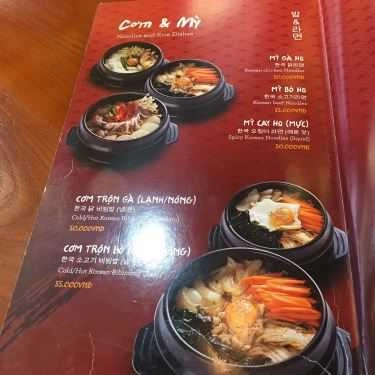 Thực đơn- Nhà Hàng Chingu BBQ - Vincom Plaza Trà Vinh