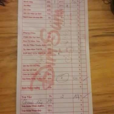 Thực đơn- Quán Ăn Dimsum Quận Nhất - Ẩm Thực Trung Hoa