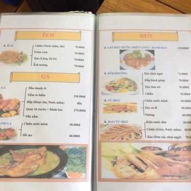 Thực đơn- Nhà Hàng Hải Sản Rạn Biển