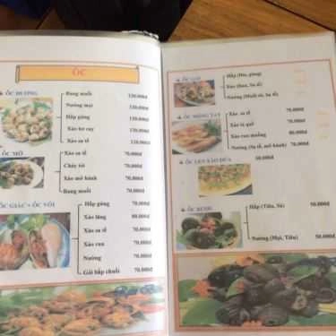 Thực đơn- Nhà Hàng Hải Sản Rạn Biển