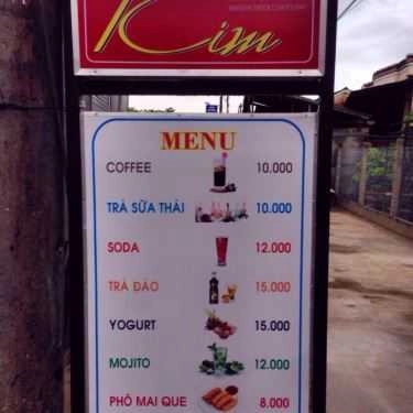 Thực đơn- Kim Coffee