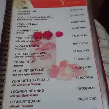 Thực đơn- Kim Sơn Coffee