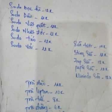 Thực đơn- Quán Ăn Mì Cay Koreno - Quốc Lộ 53