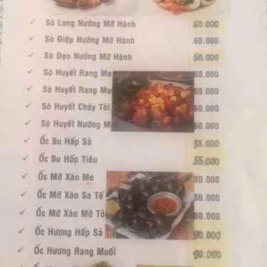 Thực đơn- Nhà Hàng Thiện 779 - Quán Ăn Gia Đình - Trần Phú