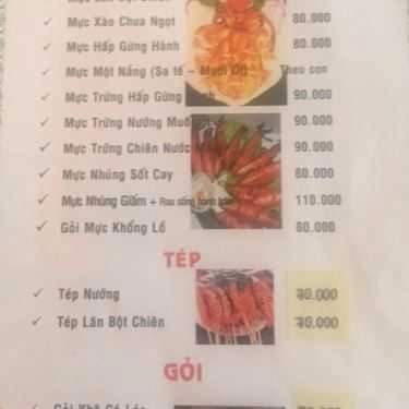 Thực đơn- Nhà Hàng Thiện 779 - Quán Ăn Gia Đình - Trần Phú