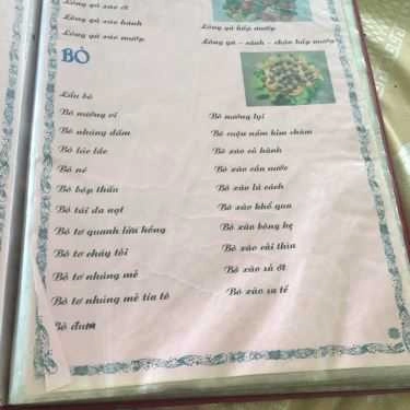 Thực đơn- Quán Ăn Quán Phúc - Gà Hấp Mướp