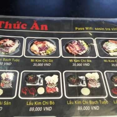 Thực đơn- Quán Ăn SaSin - Mì Cay 7 Cấp Độ Hàn Quốc - Nguyễn Thiện Thành