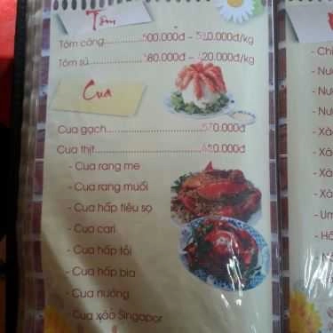 Thực đơn- Nhà Hàng Thuỷ Tạ