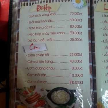 Thực đơn- Nhà Hàng Thuỷ Tạ