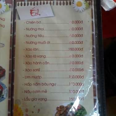 Thực đơn- Nhà Hàng Thuỷ Tạ