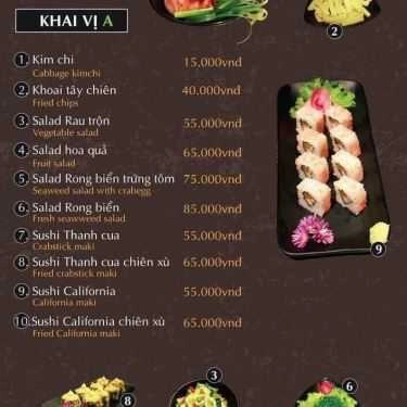 Thực đơn- Nhà Hàng Golden BBQ - Buffet & Lẩu Nướng Hàn Quốc