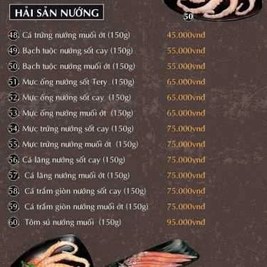 Thực đơn- Nhà Hàng Golden BBQ - Buffet & Lẩu Nướng Hàn Quốc