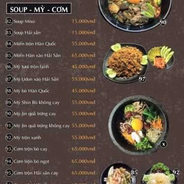 Thực đơn- Nhà Hàng Golden BBQ - Buffet & Lẩu Nướng Hàn Quốc