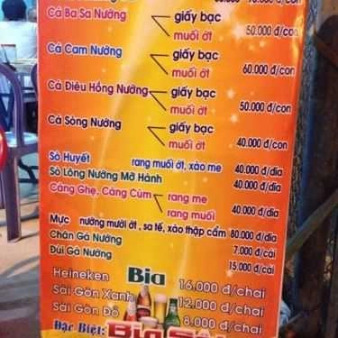Thực đơn- Quán Ăn Bảo Hy Quán - Tân Xuân