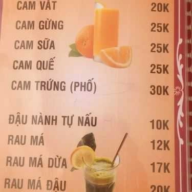 Thực đơn- Phố Coffee