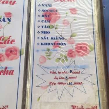 Thực đơn- Cafe Kem Tươi Băng - Nguyễn Văn Thảnh