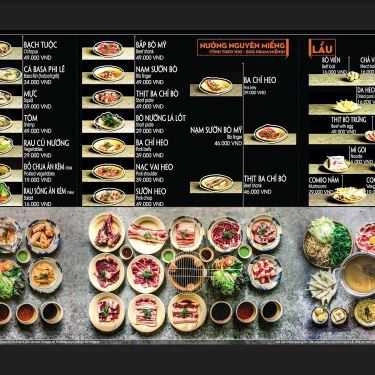 Thực đơn- Quán Ăn Khói - Lẩu & Nướng