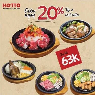 Thực đơn- Nhà Hàng Cơm Nướng Hotto - Vincom Plaza Vĩnh Long
