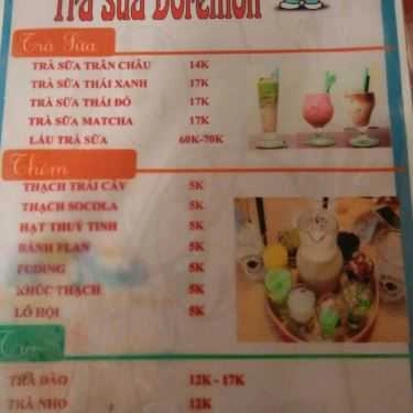 Thực đơn- Cafe Đôremon - Trà Sữa & Ăn Vặt