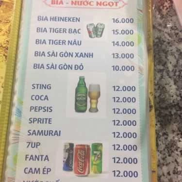 Thực đơn- Quán Ăn Gà Nướng 36